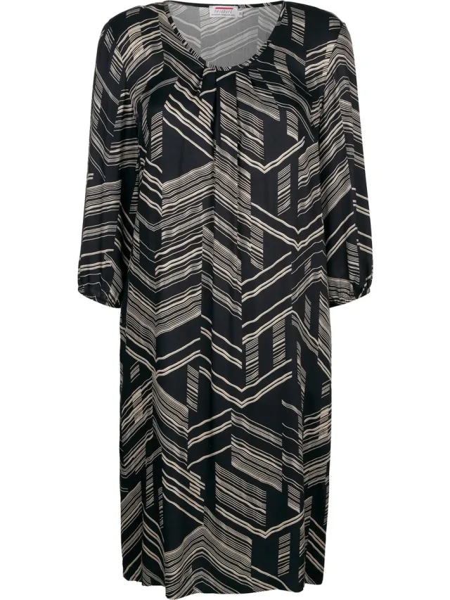 Alba Moda Jurk Zwart, Taupe