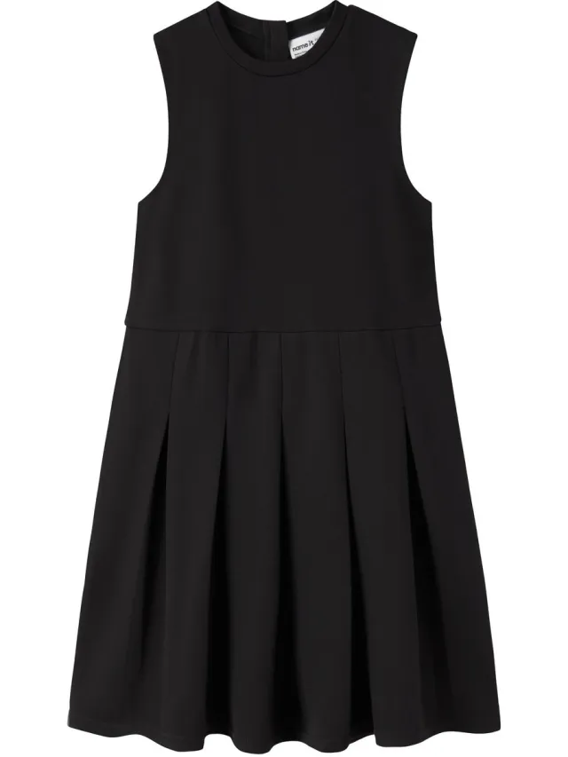 NAME IT Jurk geplooid Black1