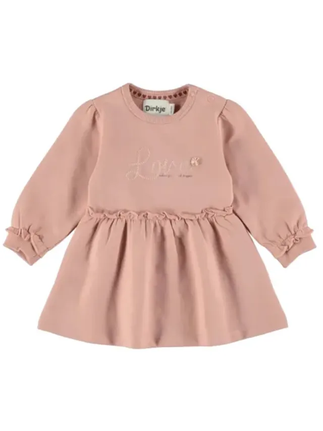 Dirkje baby Jurk Misty Rose