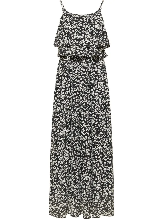 NAEMI Dress Schwarz Weiss