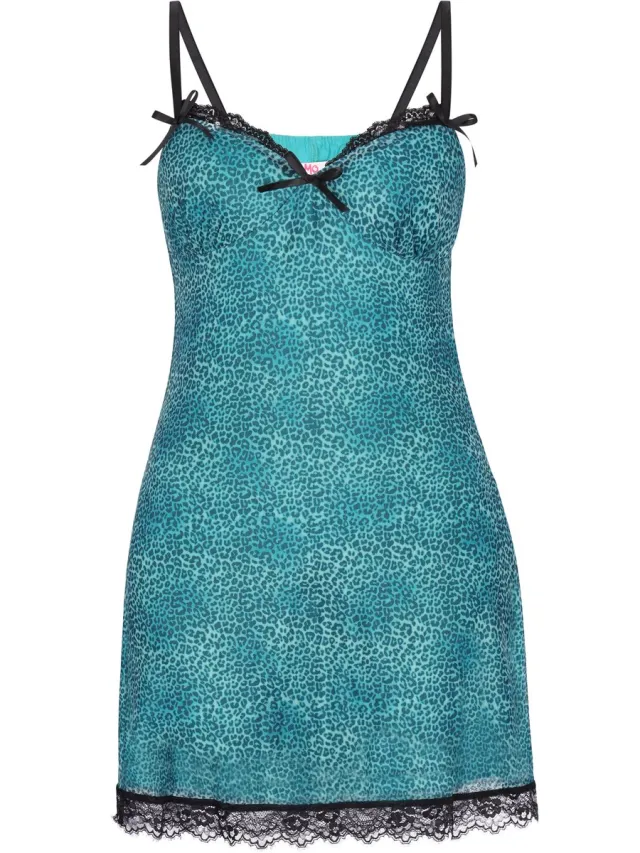 MyMo jurk aqua black