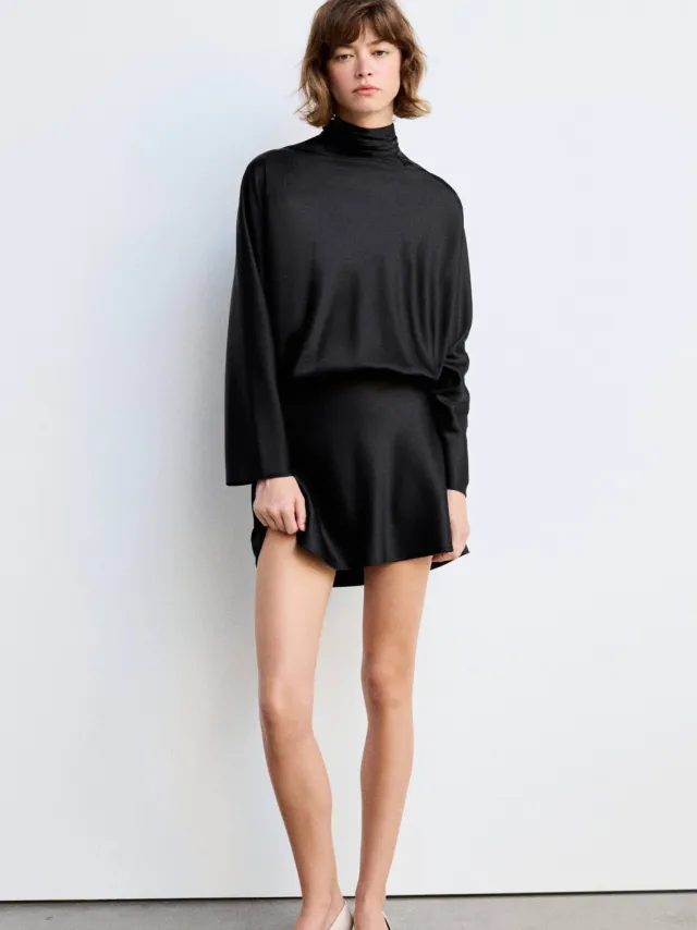 Mango mini jurk - zwart