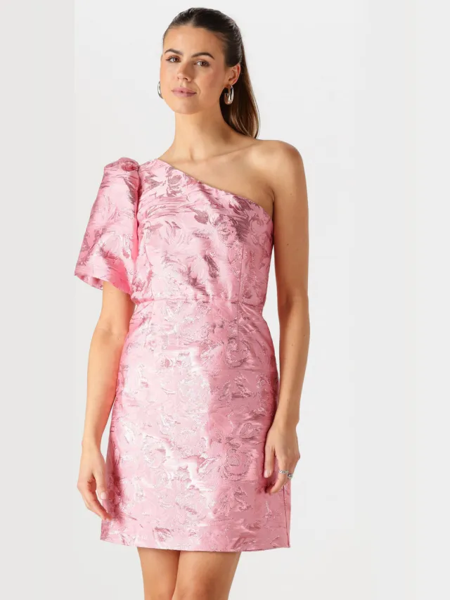 Freebird Dames Jurken Dania Lurex - Roze