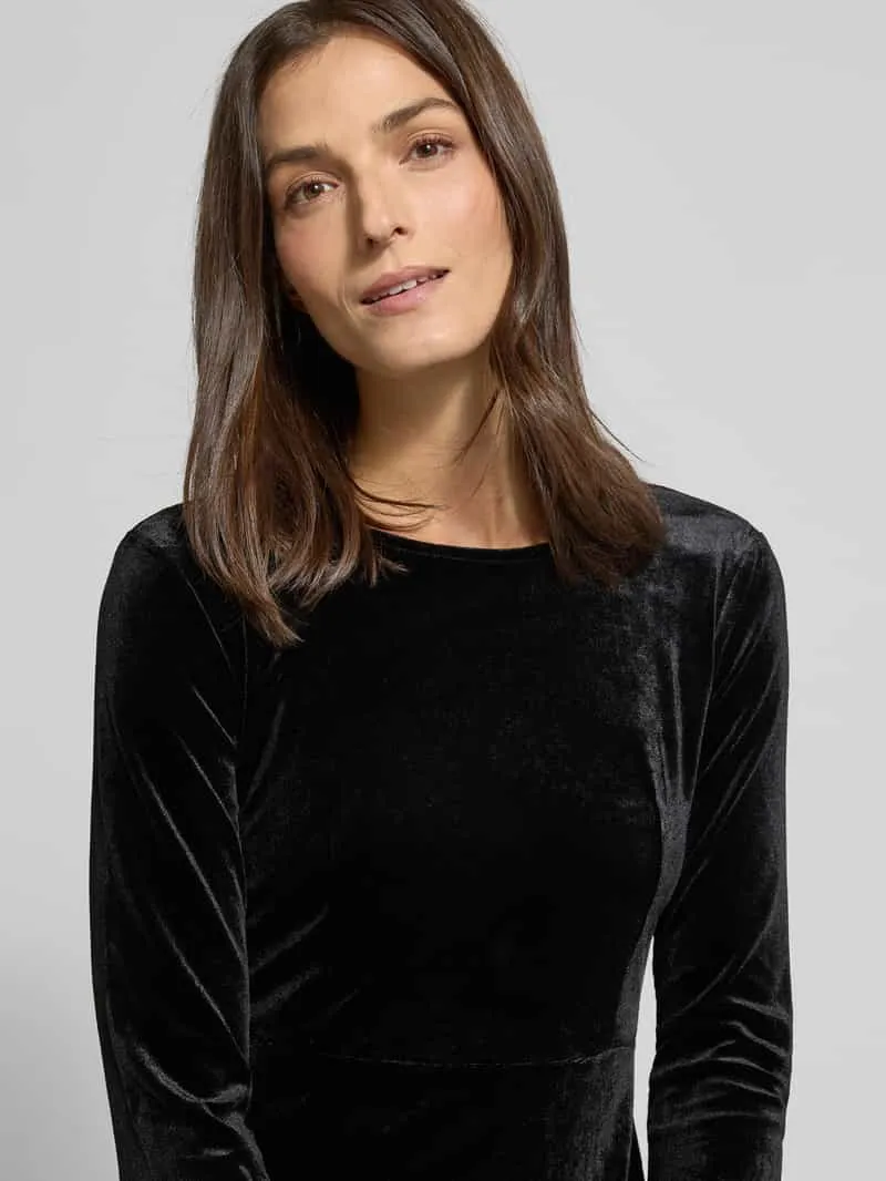 Vila Mini-jurk met 3/4-mouwen, model 'VEFLY' zwart, foto 4