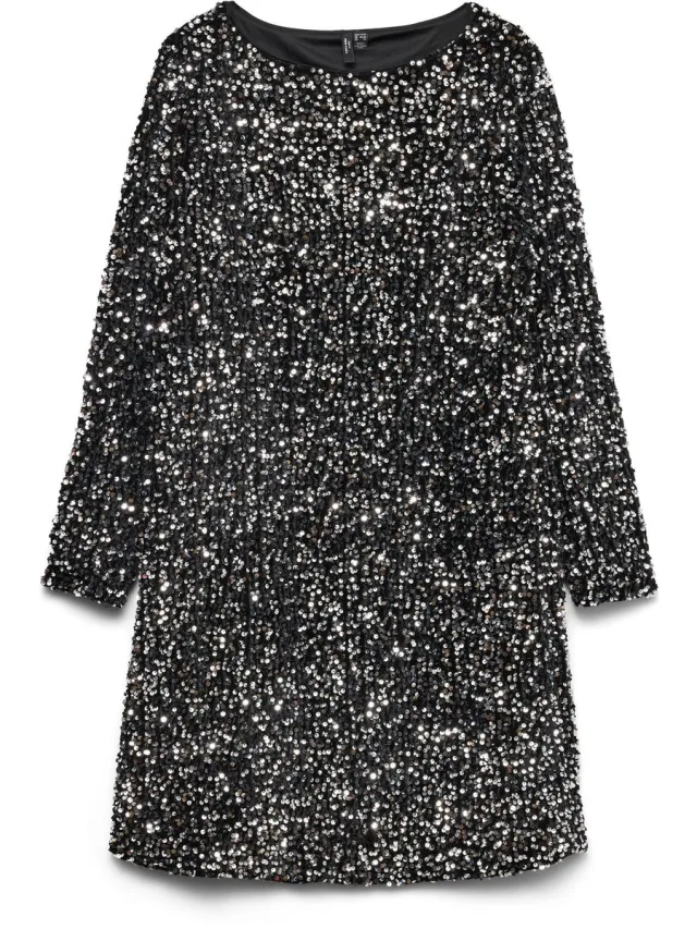 Vero Moda Curve Feestjurk VMCBELLA Korte jurk Black 1