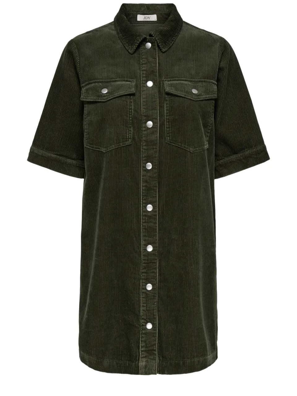 JDY corduroy blousejurk - groen, foto 2