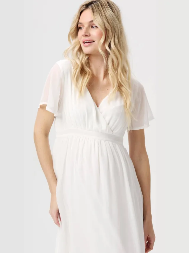 Noppies Amelie zwangerschapsjurk offwhite, foto 6