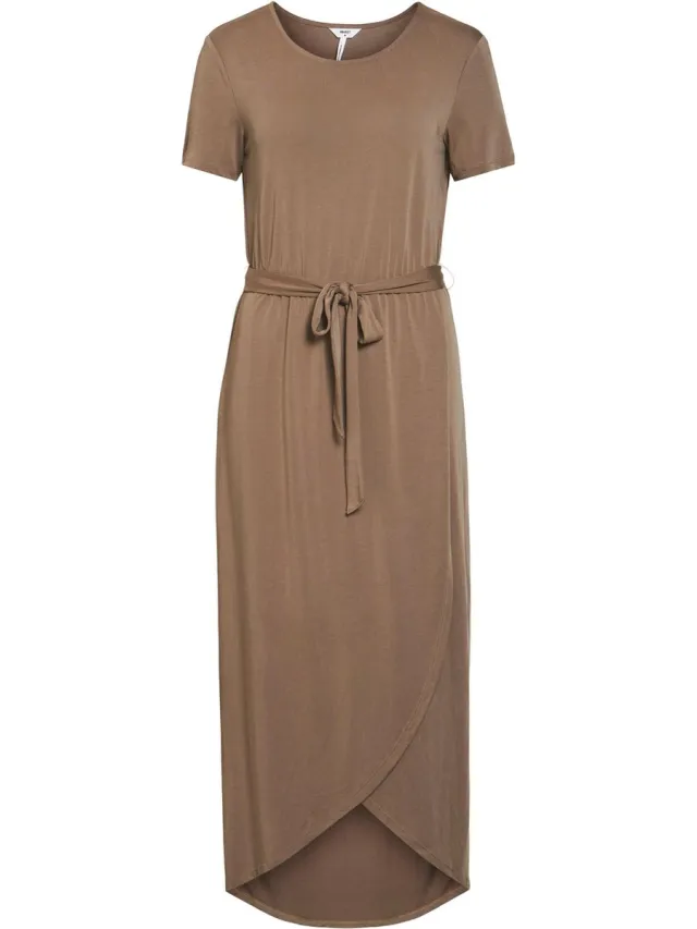 OBJECT COLLECTORS ITEM Object Objannie Nadia S/s Dress Jurken Dames - Rok - Jurk - Bruin