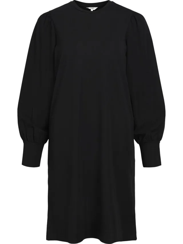 OBJECT COLLECTORS ITEM OBJECT OBJCAROLINE L/S DRESS NOOS Dames Jurk Black