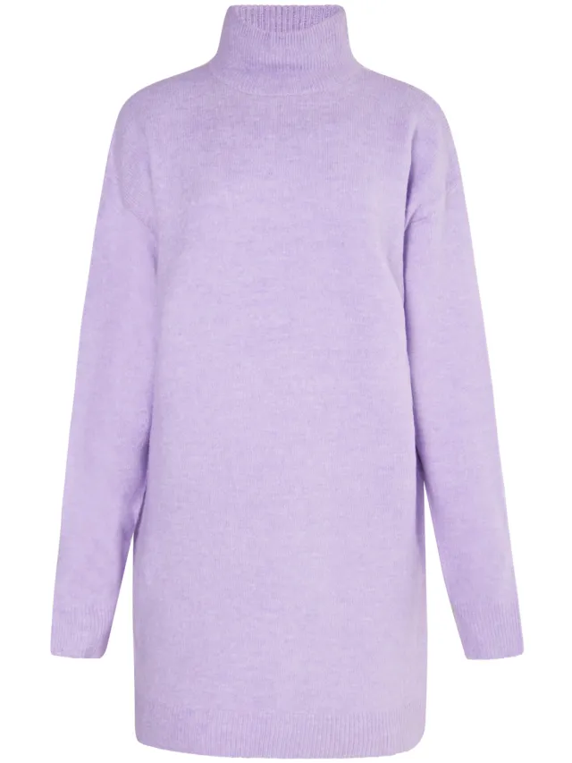 Mymo Gebreide jurk Dames violet