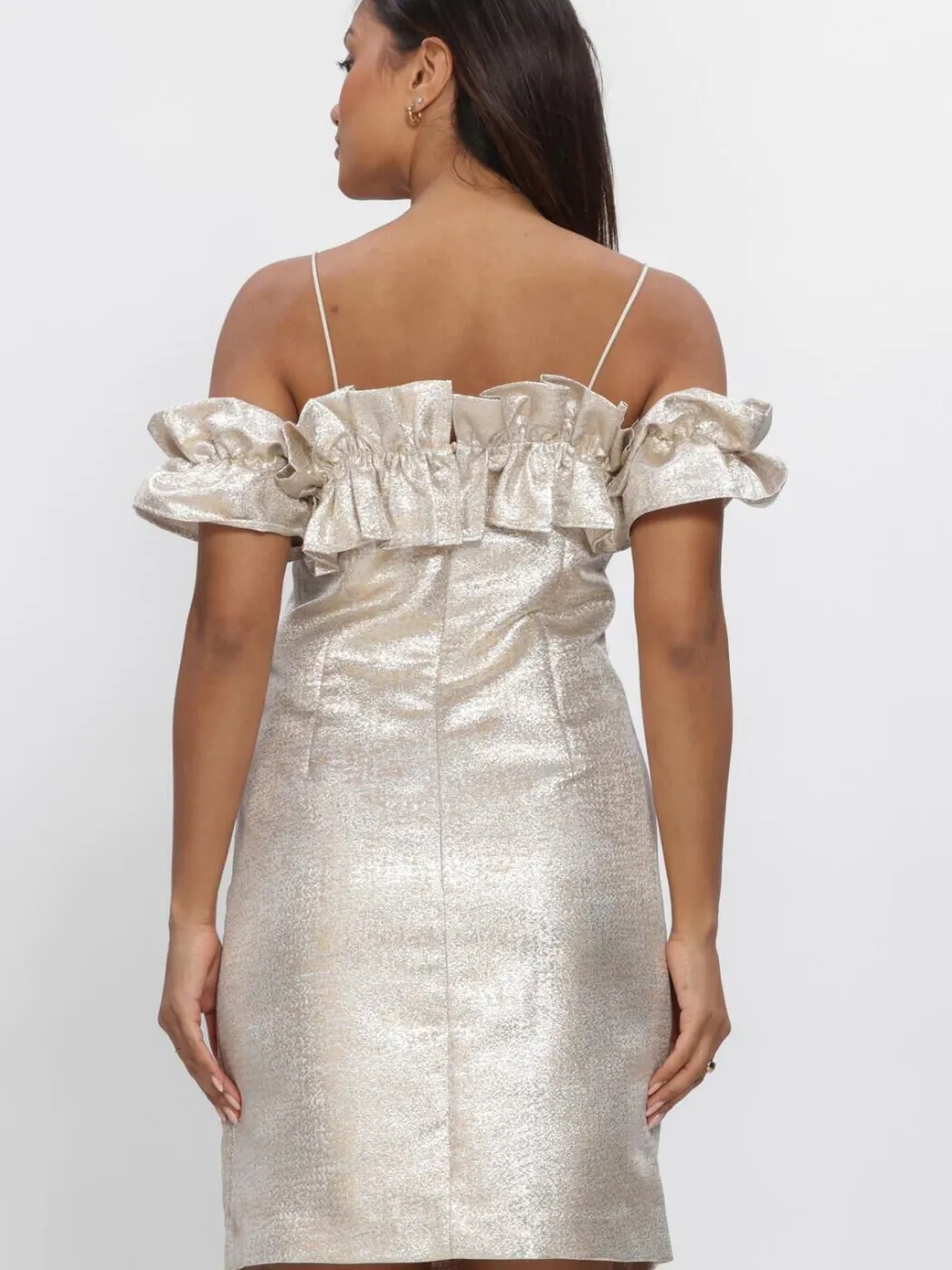 Bruuns Bazaar Dames Jurken Wallichiabbmartha Dress - Goud, foto 3