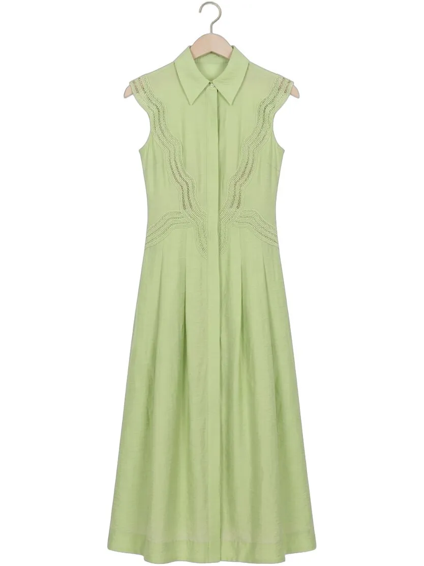Copenhagen Muse Dames Jurken Cmcole-dress - Lime, foto 2