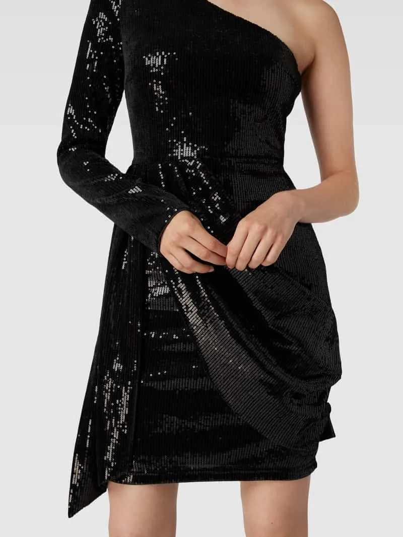 One shoulder-jurk in minilengte - NovaLanaLove x P&C* zwart, foto 5