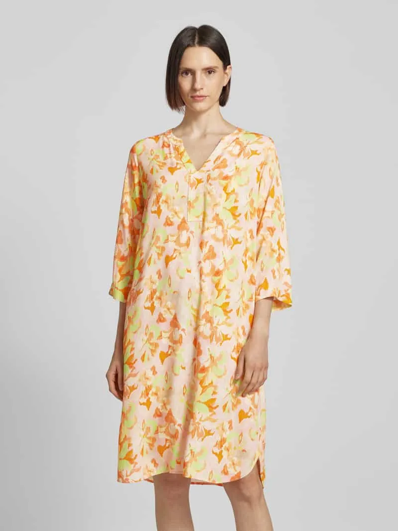 Smith and Soul Knielange tuniekjurk met all-over motief Roze