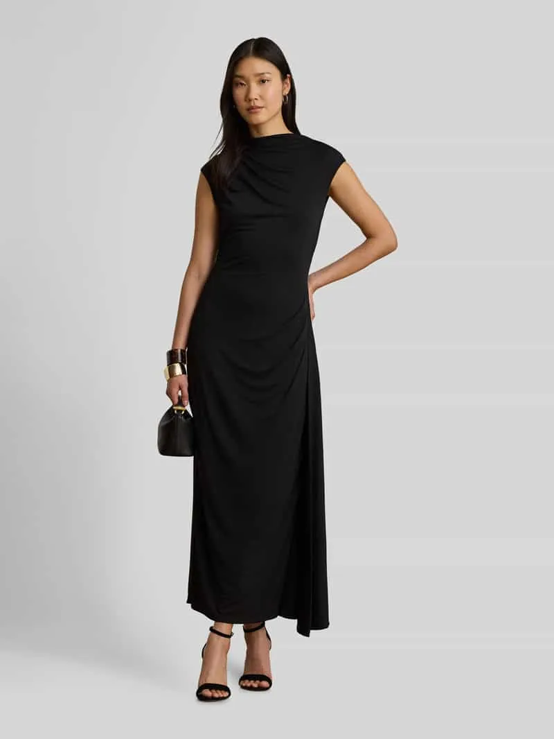 Lauren Ralph Lauren Nauwsluitende businessjurk met hooggesloten hals BLACK