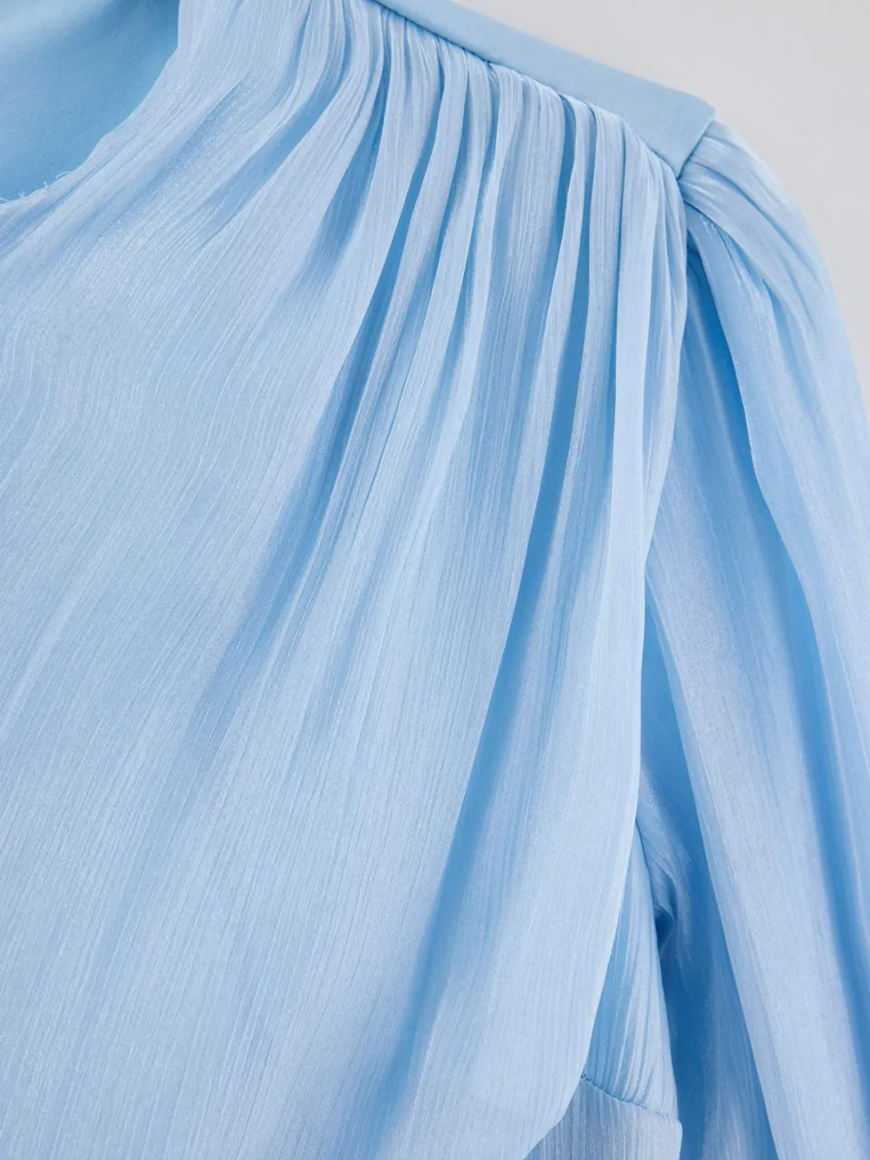 Trendyol Modest Dames Donkerblauw Effen Maxi Lang Stijlvol/Avond Skater Modest Avond Jurken blauw, foto 2