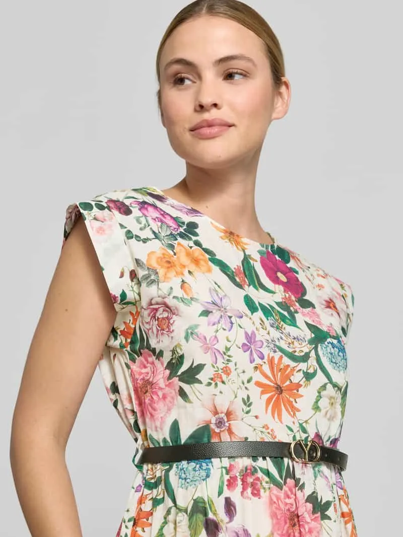 ZABAIONE Midi-jurk met riem model 'Ol44iviraa' offwhite gemêleerd, foto 3