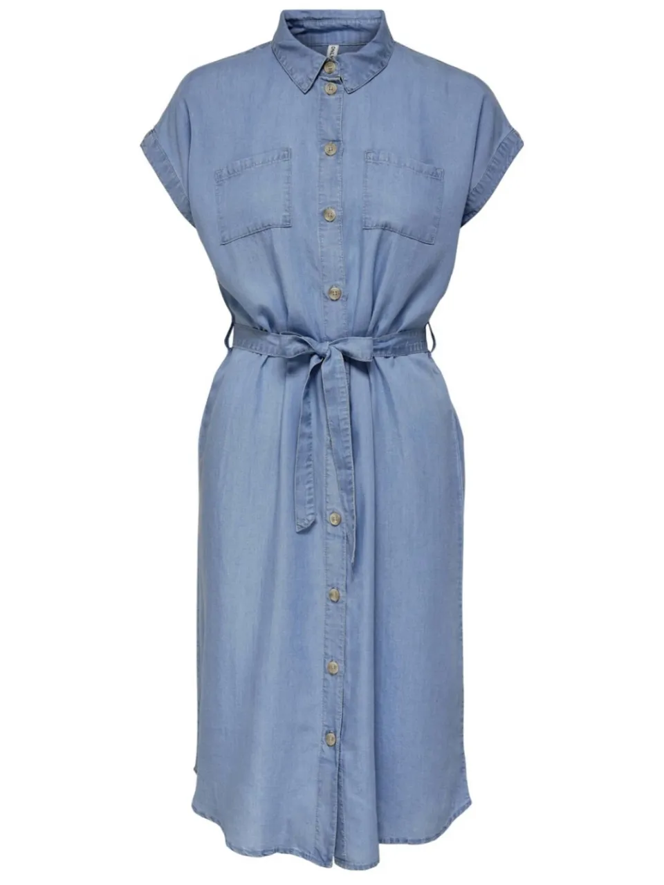 Only spijker blousejurk ONLPEMA medium blue denim, foto 2