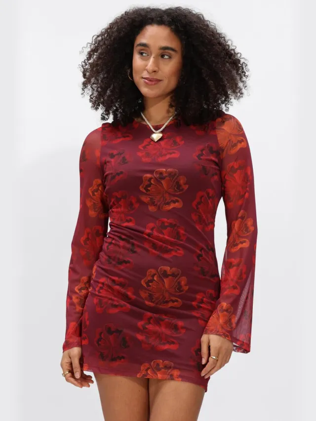 Harper & Yve Dames Jurken Jolie-dr - Bordeaux
