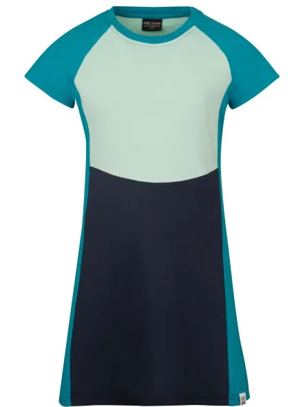 Trollkids Girl's Senja Dress - Jurk, blauw