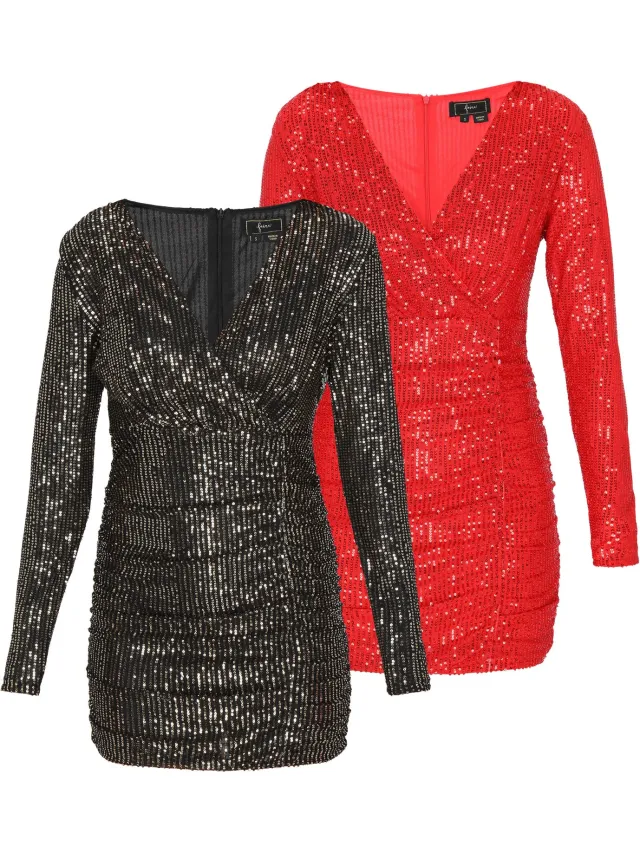 Mo dress 2-Pack zwart rood