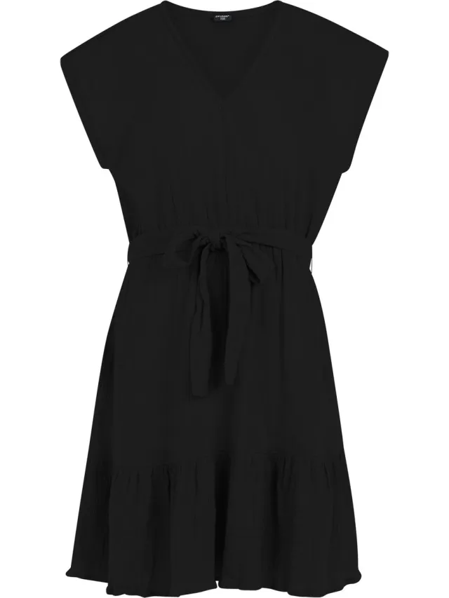 Protest Prtjaylins – Jurk Dames – Zakken – Knielengte True Black