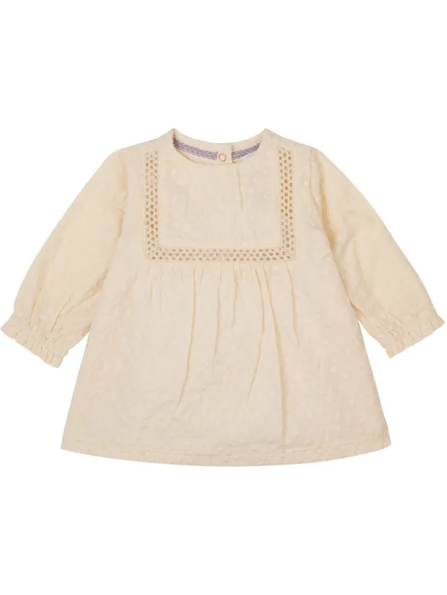 Noppies Dress Fuerte long sleeve Meisjes Jurk Buttercream