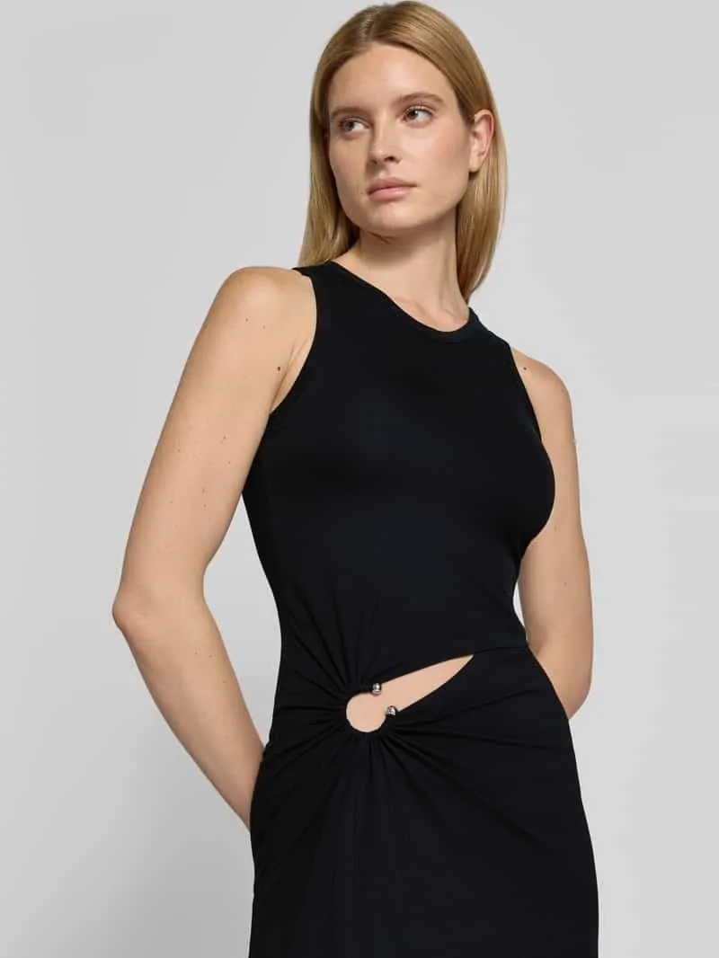 Rabanne Maxi-jurk met Cut-out zwart, foto 3