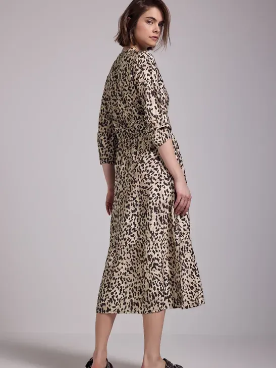 Street One Studio Midi-jurk met leoprint bruin, foto 3