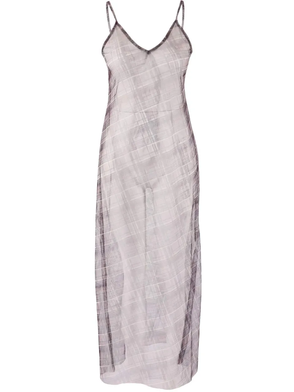 Turkishsouq Maxi-jurk voor dames met ruitjespatroon, lange pasvorm, casual/dagelijks, A-lijn Beige