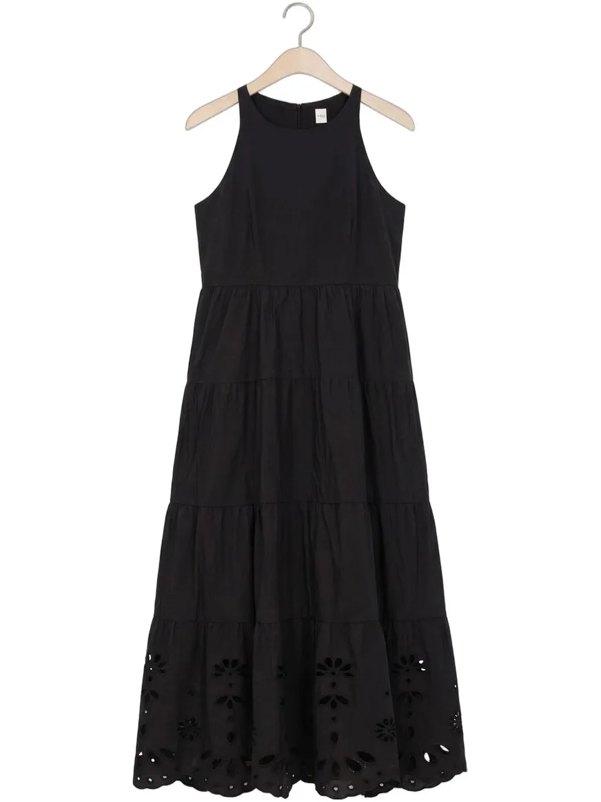 Y.A.S. YAS Dames Jurken Yasline Strap Long Dress - Zwart, foto 2