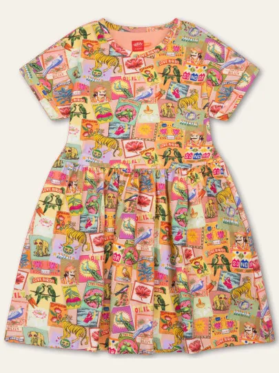Oilily Dipp jurk Veelkleurig