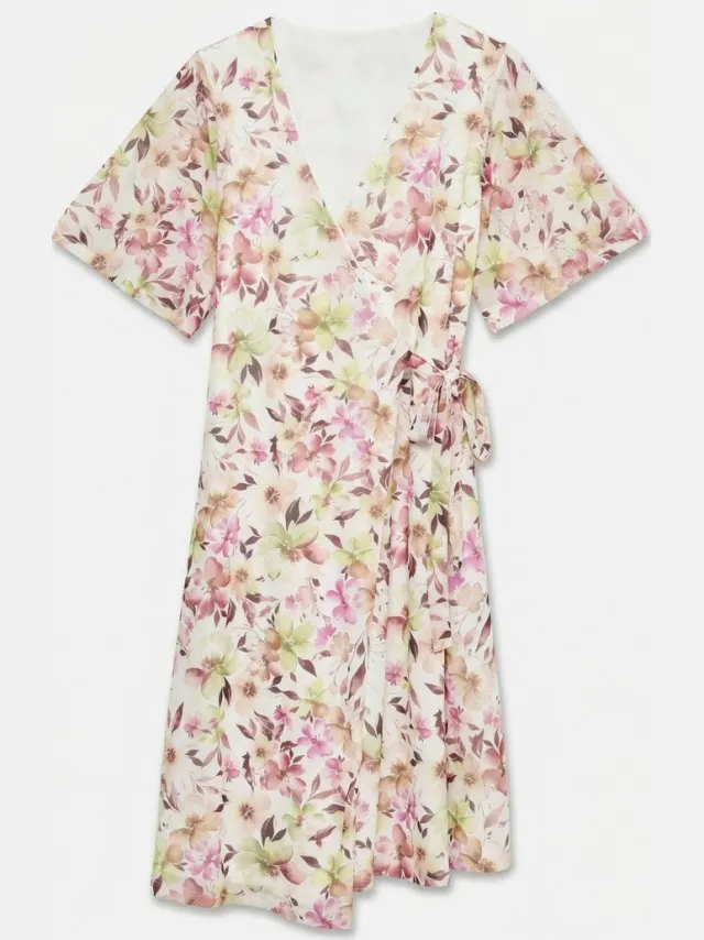 Vero Moda Curve Jurk AWCBLAIR Midi-jurk bright white 1