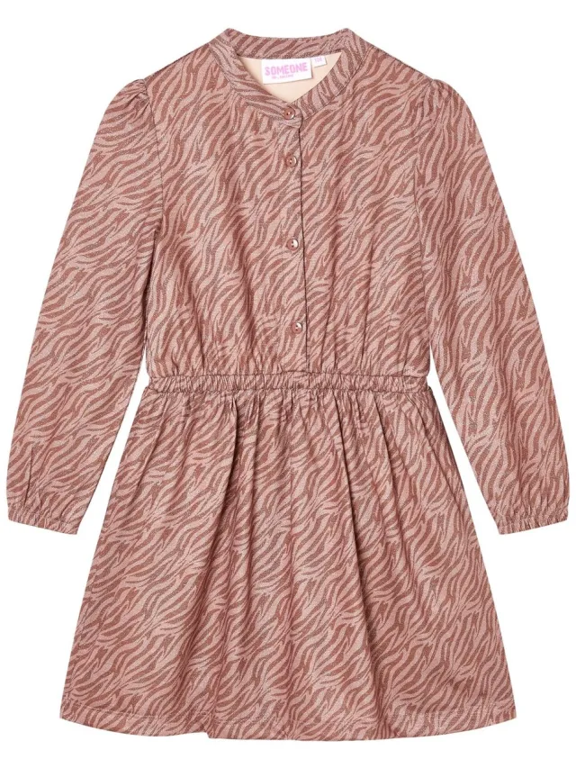 Someone AIDA-SG-52-A Meisjes Jurk - BEIGE