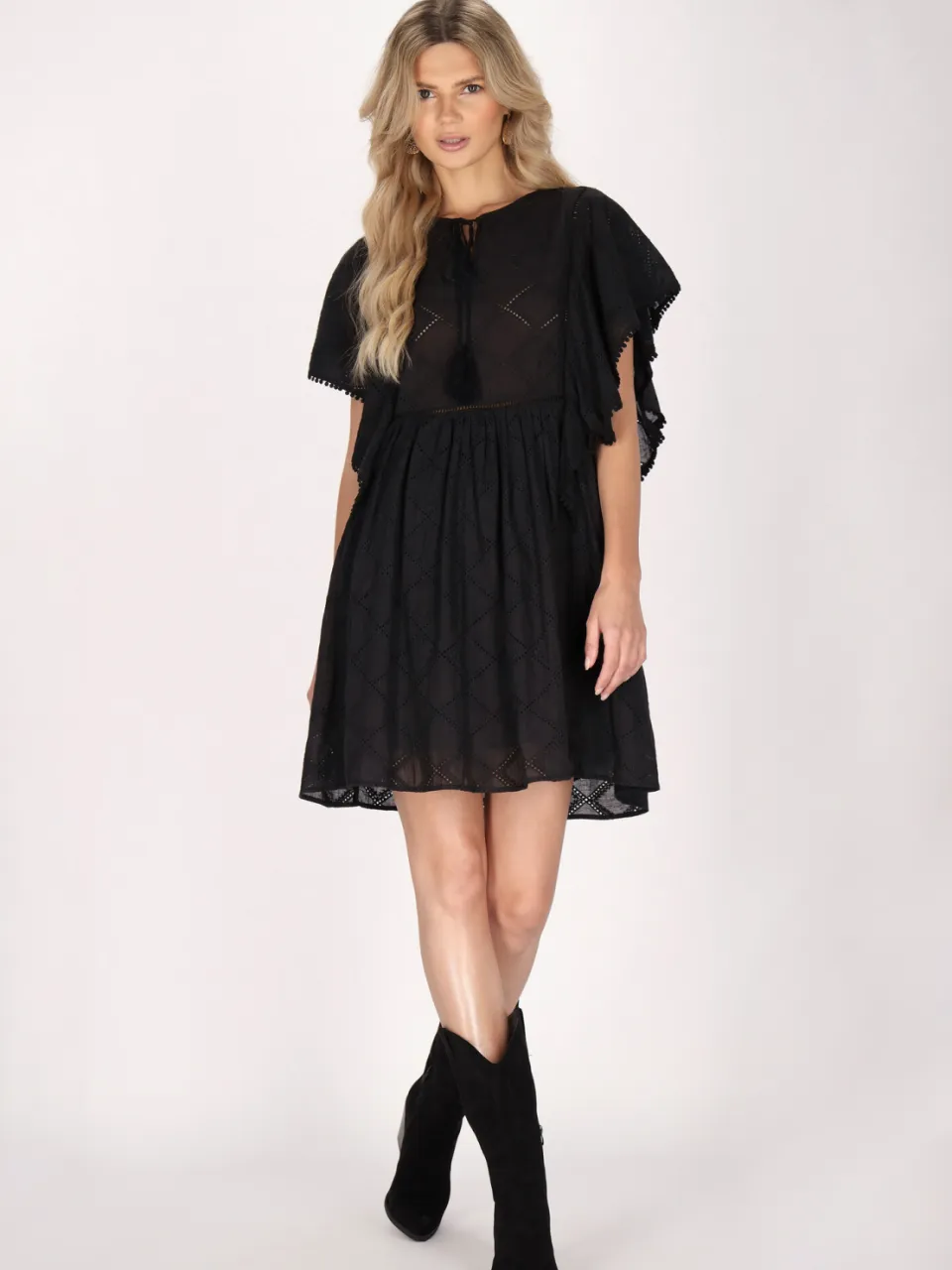Usha Jurk Dames zwart