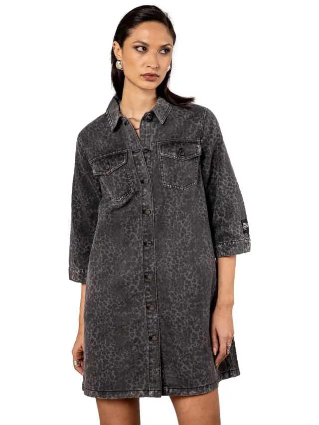 Freeman T.Porter Dames denim jurk Freeman T Porter Rolly whistle