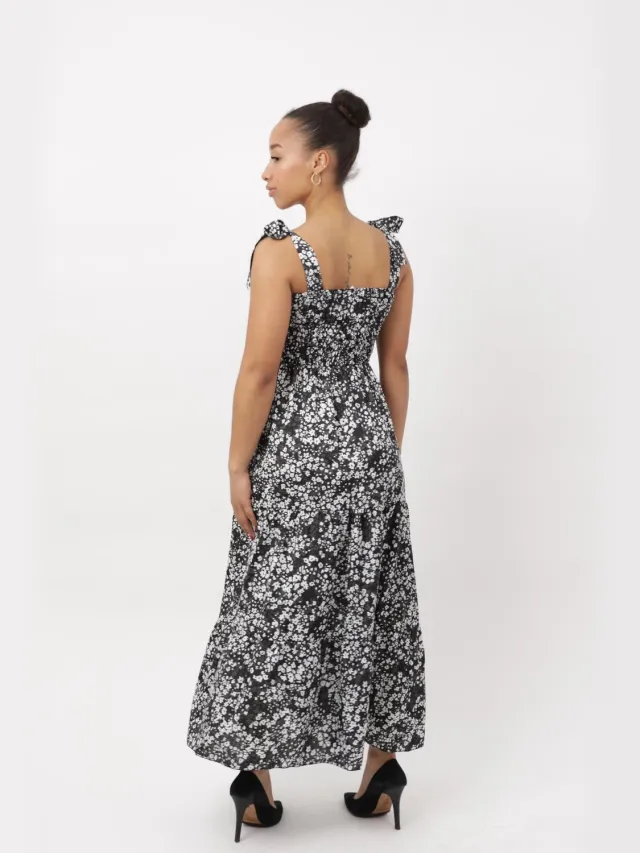 Elara Maxikleid Schwarz