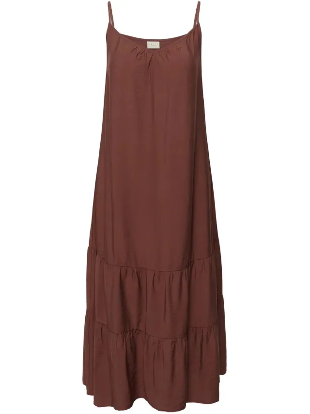 Kaffe Curve Damesjurk KAFFE Curve KCEmilia henna