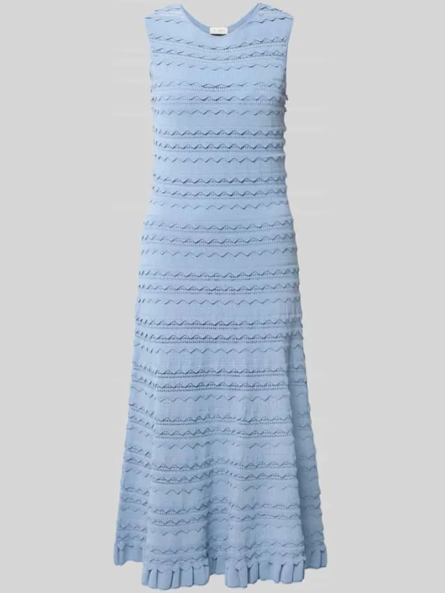 Ted Baker Midi-jurk van viscosemix model 'Cahrlie' lichtblauw, foto 2