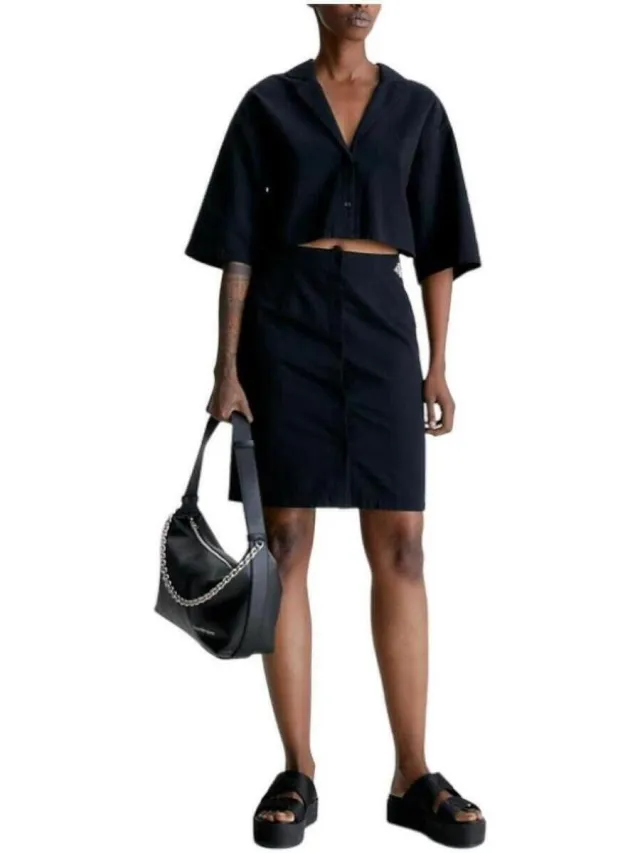 Calvin Klein Jurk Calvin Klein Jeans J20J221133 BEH Zwart