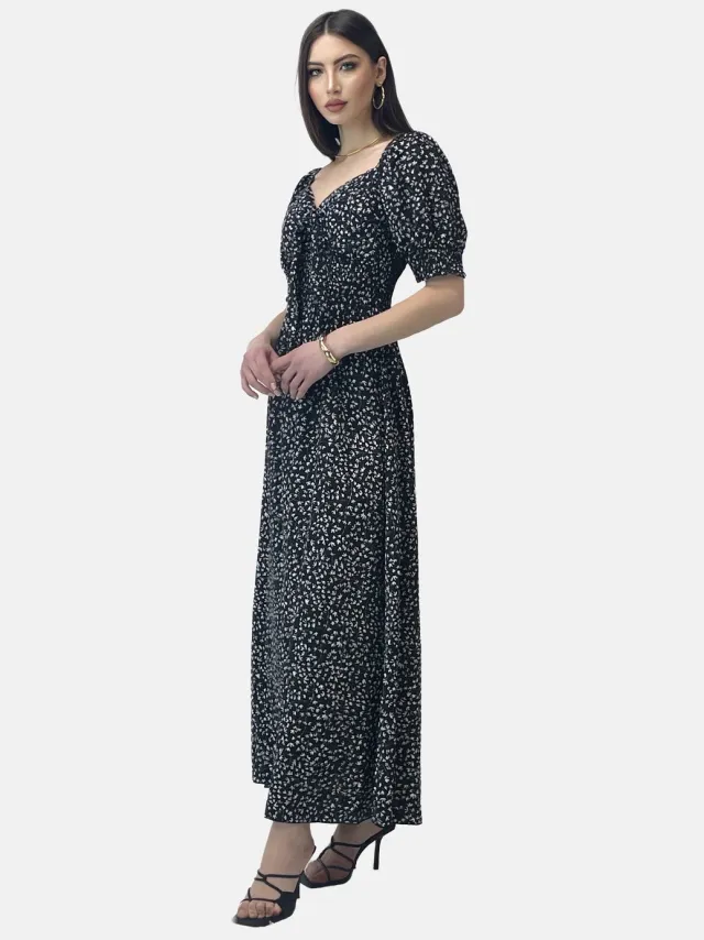 Elara Sommer Kleid Schwarz