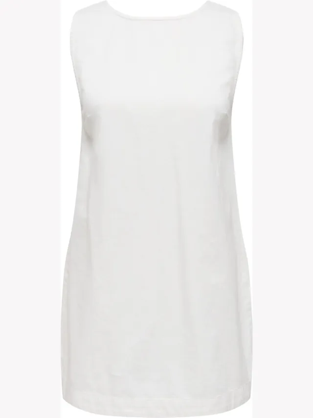 Only ONLSILLA S/L SHORT BOW DRESS PNT - Meisjes - Mini jurken Cloud Dancer