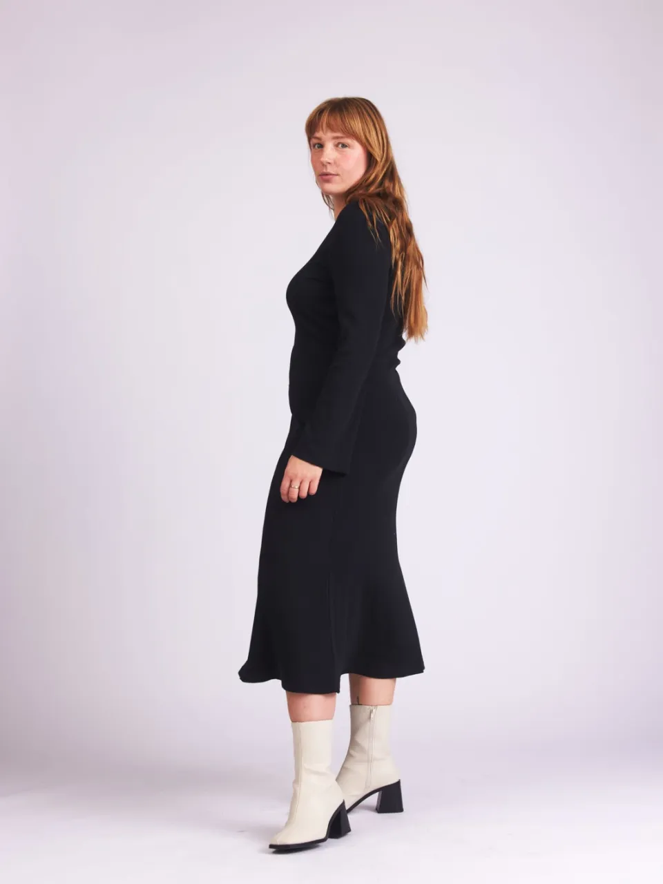 Baìge the Label dames vegan Jurk Birdie Zwart, foto 2