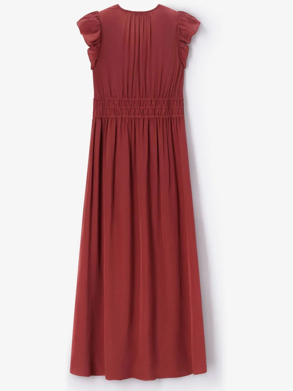 Sissy-Boy viscose maxi jurk - donkerrood, foto 2