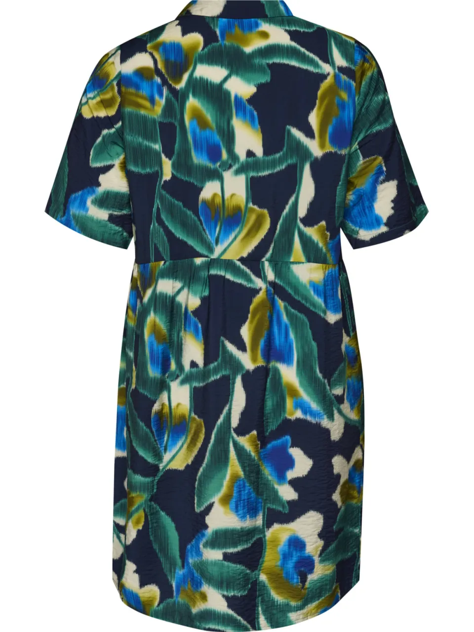 Studio blousejurk Plus Size met print - donkerblauw, foto 3