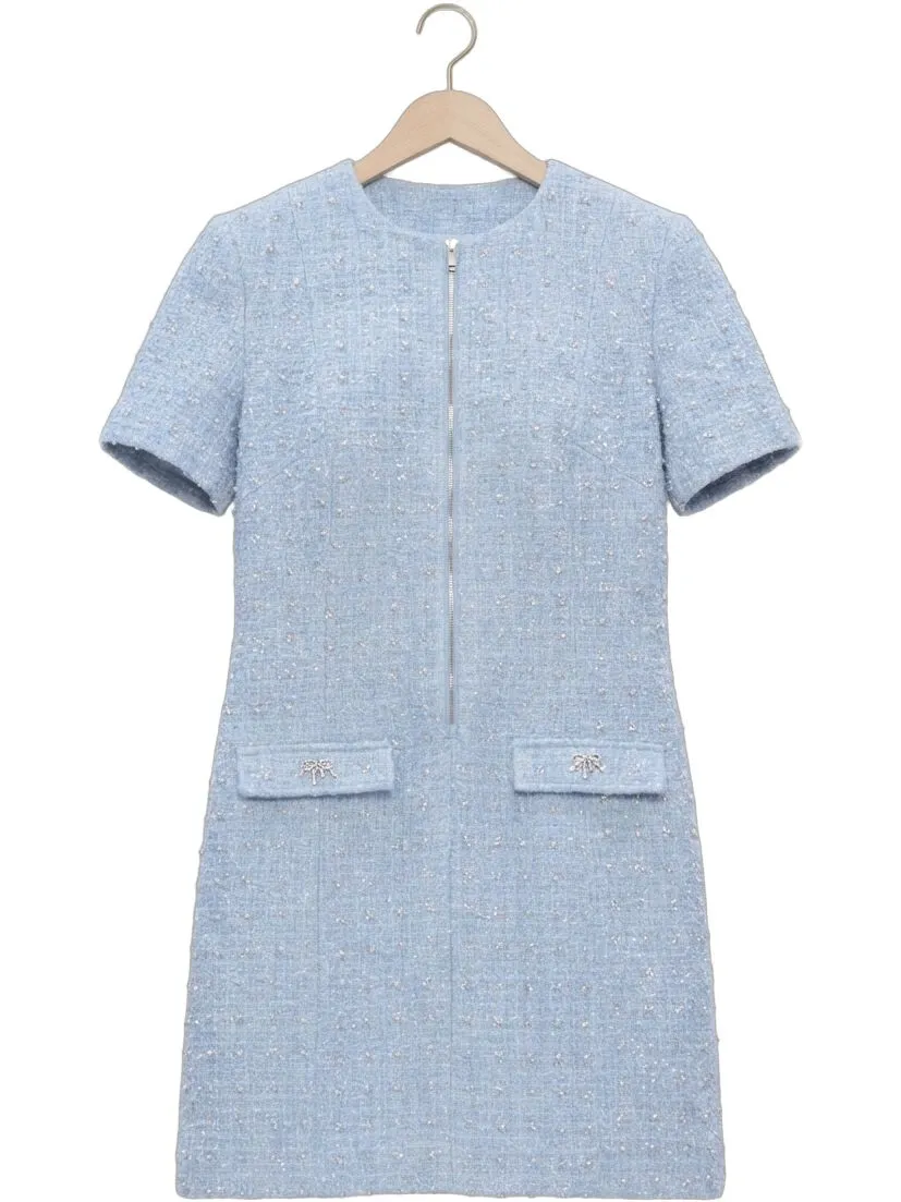 Bruuns Bazaar Dames Jurken Attaleabbzenny Dress - Lichtblauw, foto 2