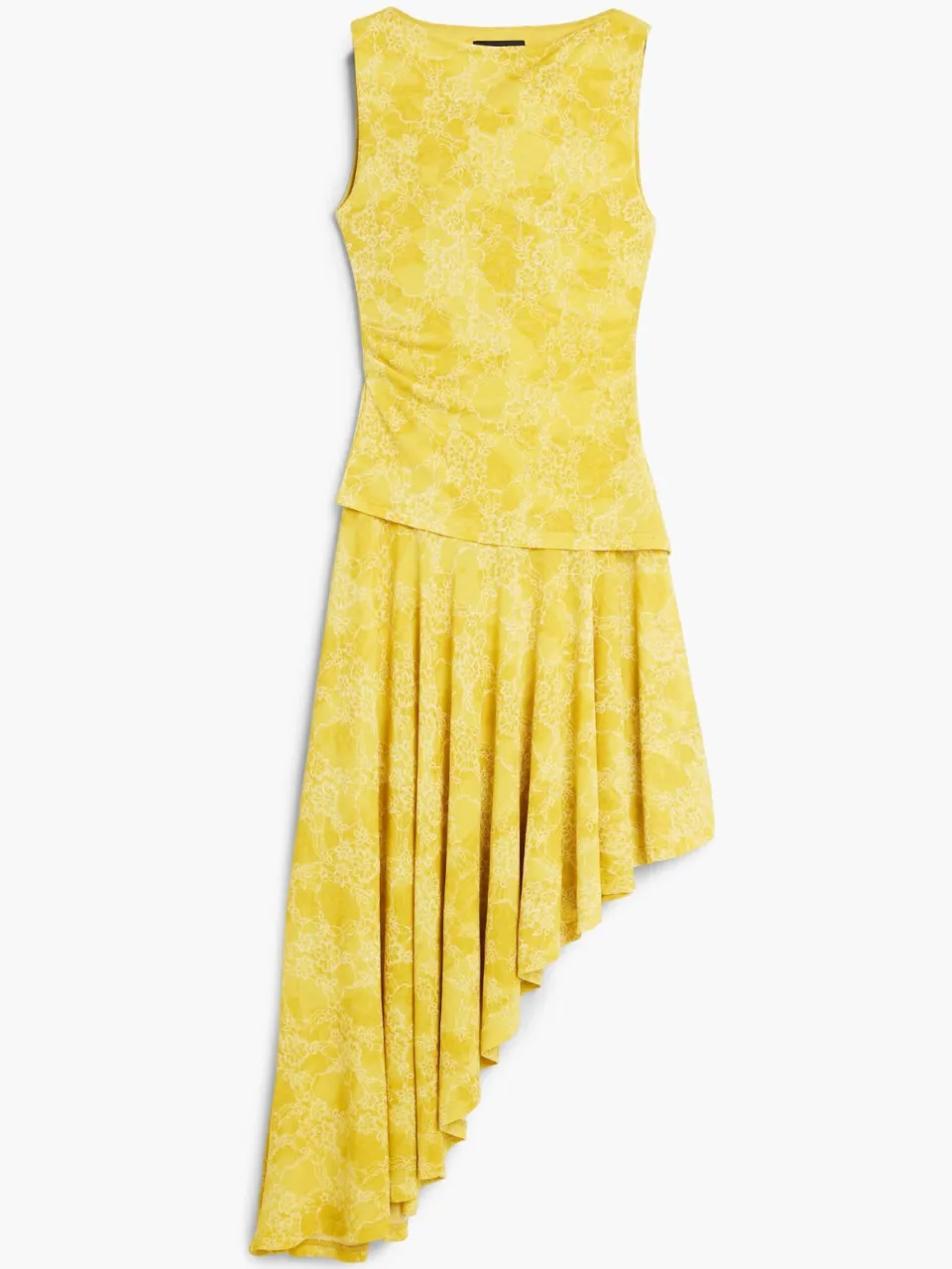 Desigual midi jurk geel, foto 2