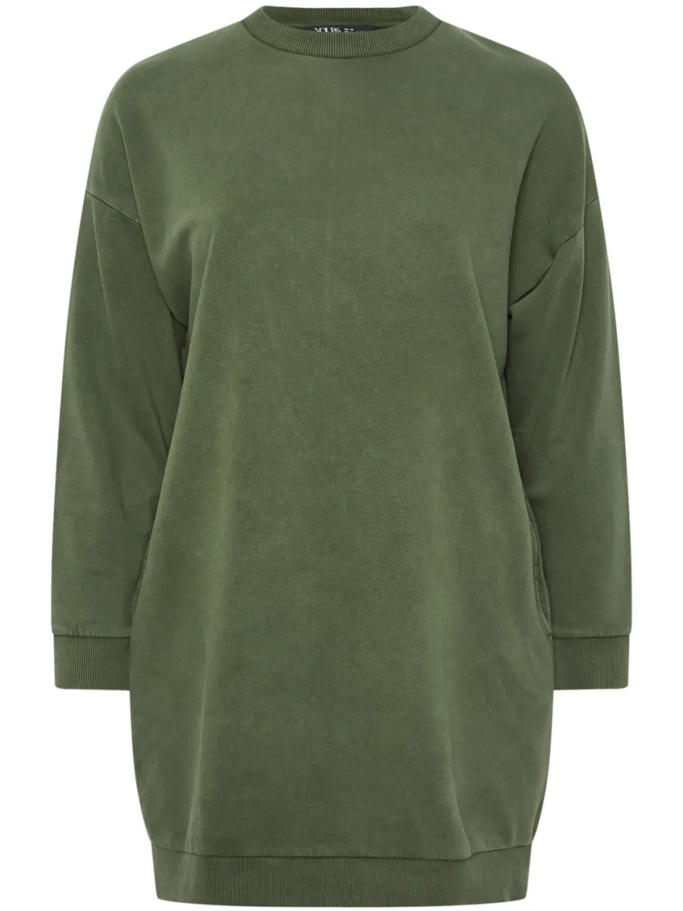 Yours Kakigroene Sweatjurk Met Zak, foto 5