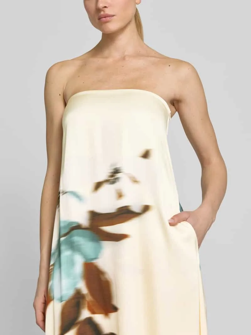 Jake*s Cocktail Maxi-jurk van viscose in off-shoulder-look lichtgeel, foto 5