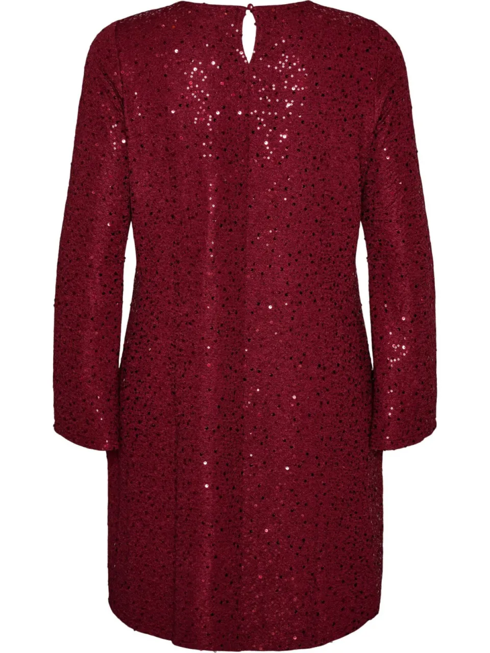 Zizzi Plus Size jurk met glitters - rood, foto 3